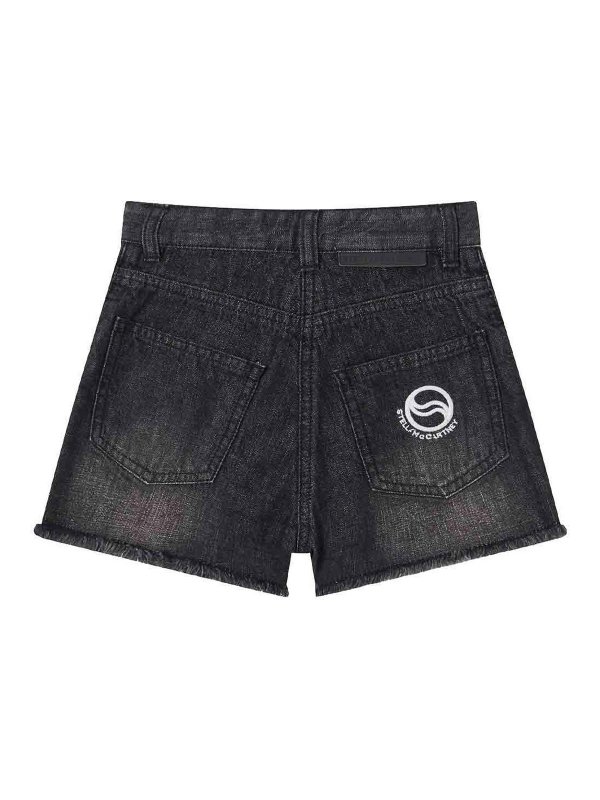 Stella McCartney Kids: トラウザーショーツ online - ショートパンツ - 黒