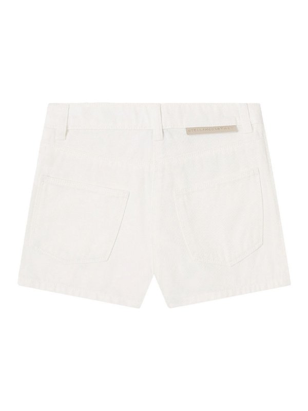 Stella McCartney Kids: トラウザーショーツ online - ショートパンツ - 白