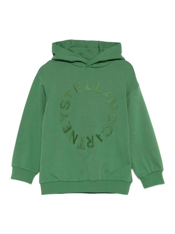 Stella McCartney Kids: スウェット＆セーター - スウェットシャツ/セーター - 緑
