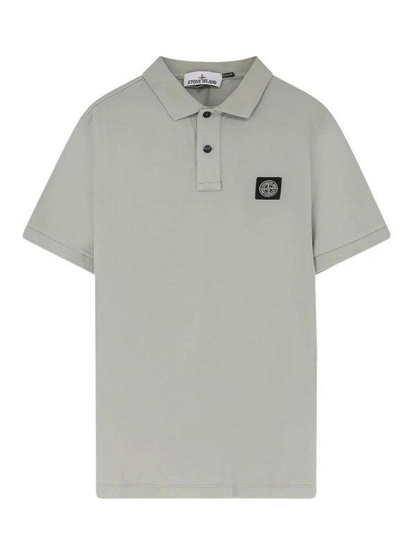 STONE ISLAND: Polos  - Polo - Vert Clair