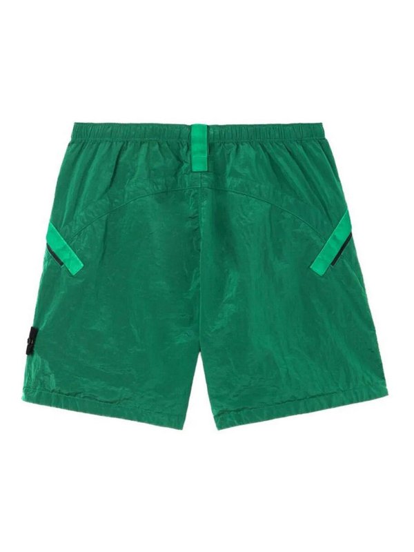 STONE ISLAND: トラウザーショーツ online - ショートパンツ - ダークグリーン