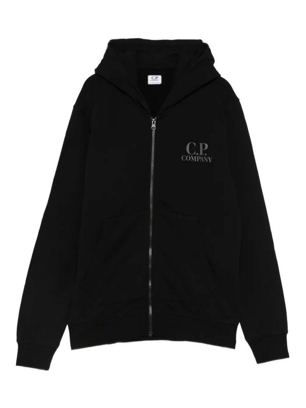 C.P. COMPANY: Sudaderas y suéteres - Sudadera - Negro