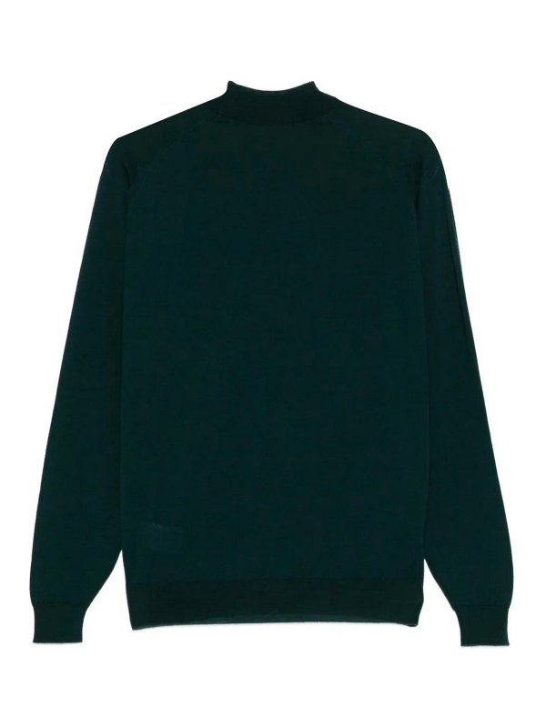JOHN SMEDLEY: Col roulé & Col polo online - Pull Col Roulé - Vert