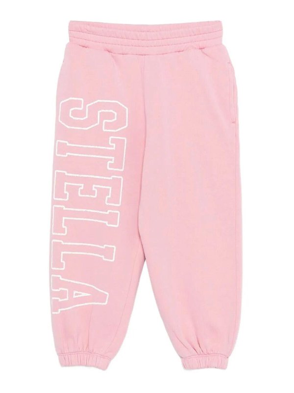 Stella McCartney Kids: スウェットパンツ - トラックスーツ ボトムス - ダークピンク