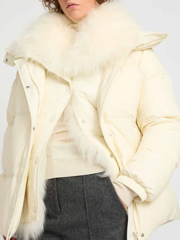 ダウンジャケット - ダークグリーン shop online: YVES SALOMON