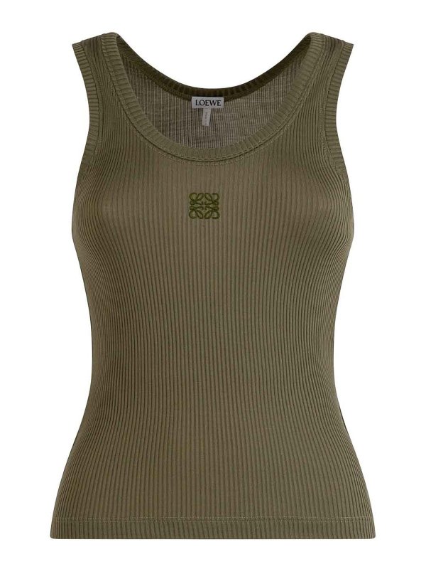 LOEWE: Tops und Tank Tops - Top - Grün