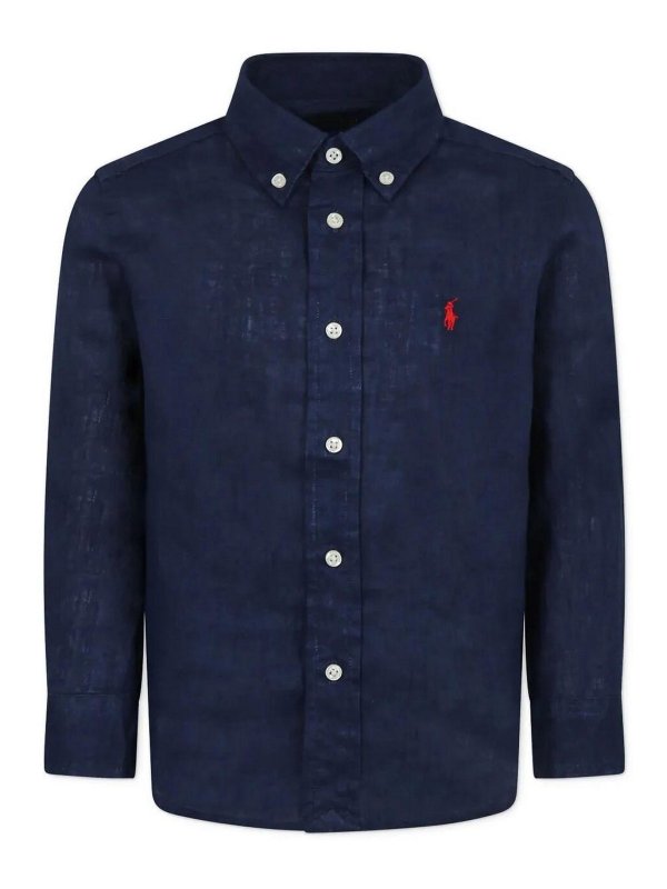 RALPH LAUREN: Hemden - Hemd - Blau