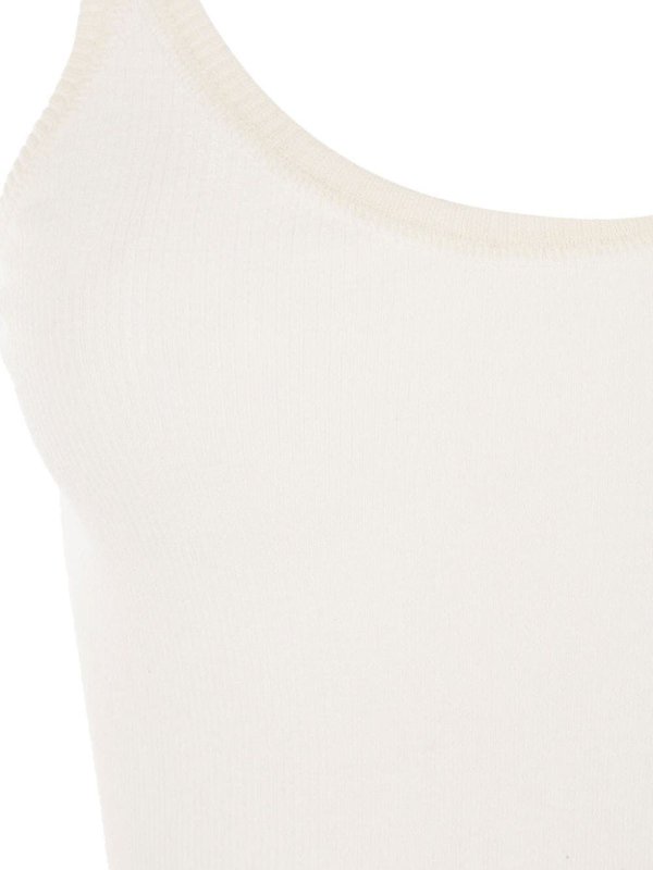 トップ/タンクトップ - 白 shop online: BOTTEGA VENETA
