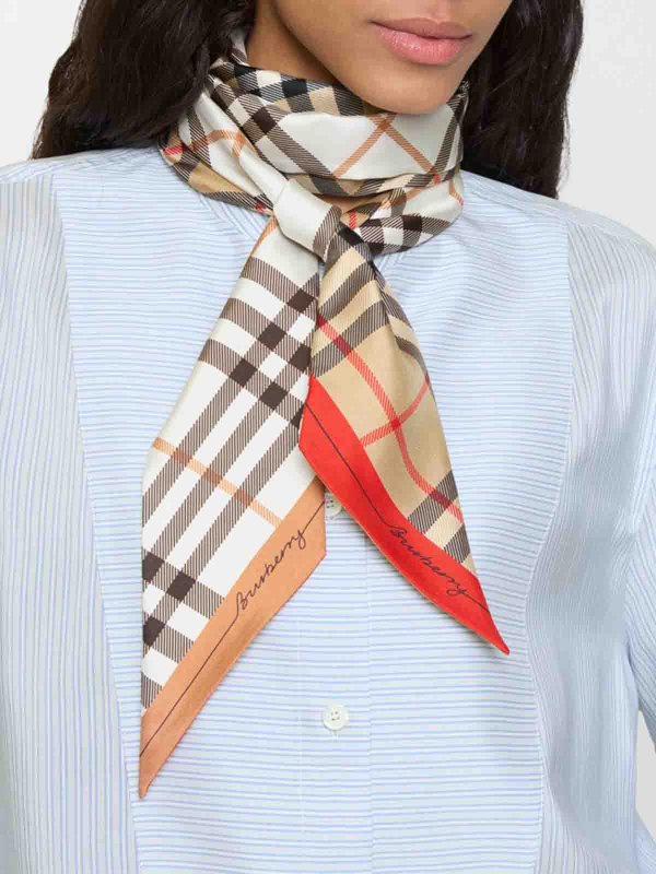 The Best Shops Burberry London: スカーフ - スカーフ - ベージュ