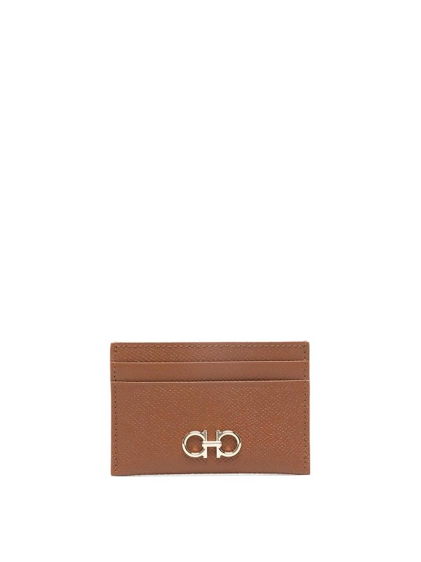 FERRAGAMO: 財布＆ポーチ - 財布 - ベージュ