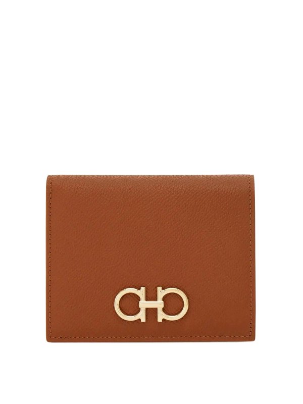 FERRAGAMO: 財布＆ポーチ - 財布 - ベージュ