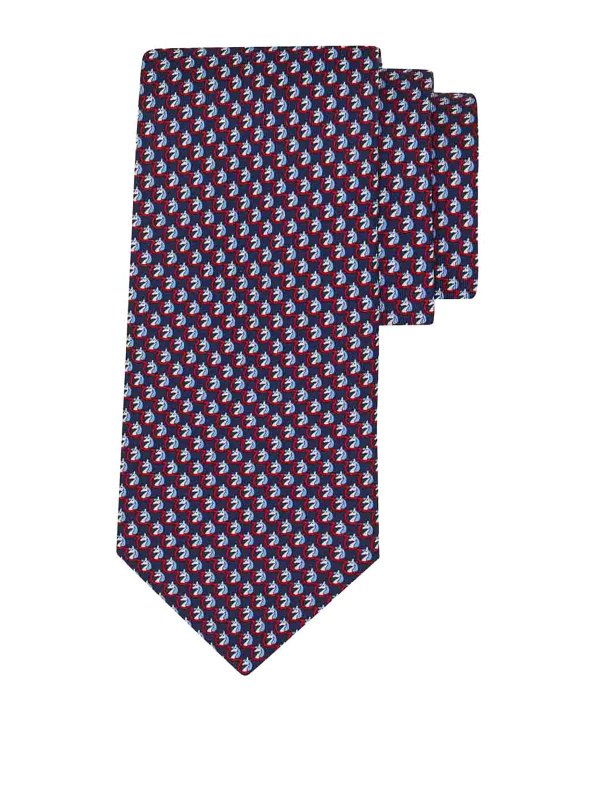 FERRAGAMO: Corbatas y pajaritas - Corbata - Multicolor