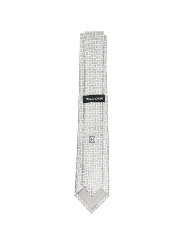 GIORGIO ARMANI: ties & bow ties online - Geometric Pattern Silk Tie