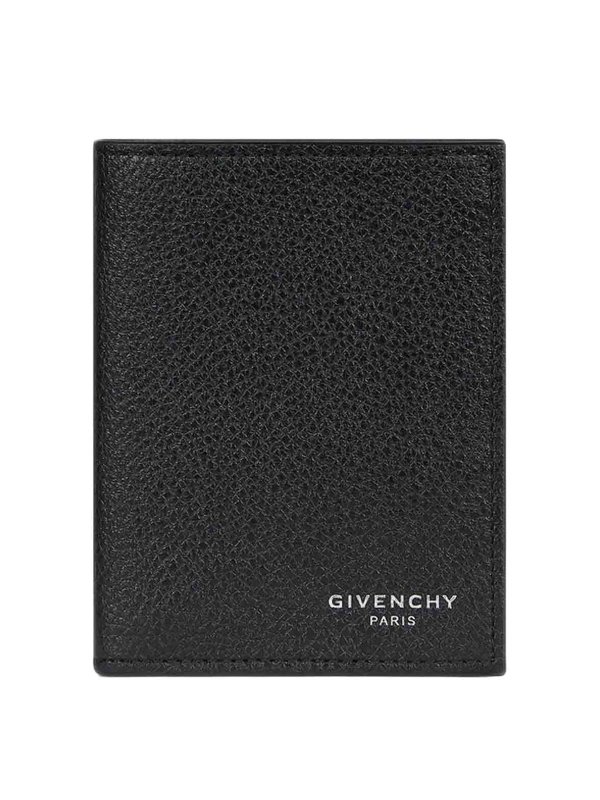GIVENCHY: wallets & purses - Grained Leather Card Holder