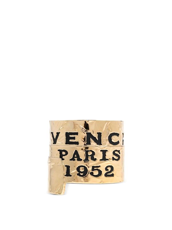 GIVENCHY: Pulseras y brazaletes - Brazalete - Dorado