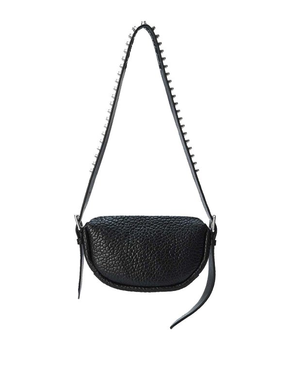 ALEXANDER WANG: クロスボディバッグ - クロスボディバッグ - 黒