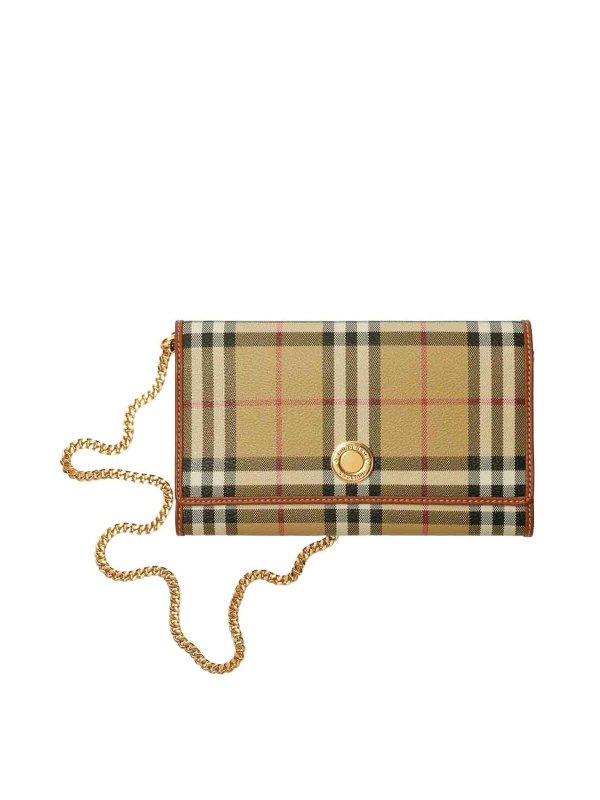 Burberry London: クラッチバッグ - クラッチバッグ - ブラウン