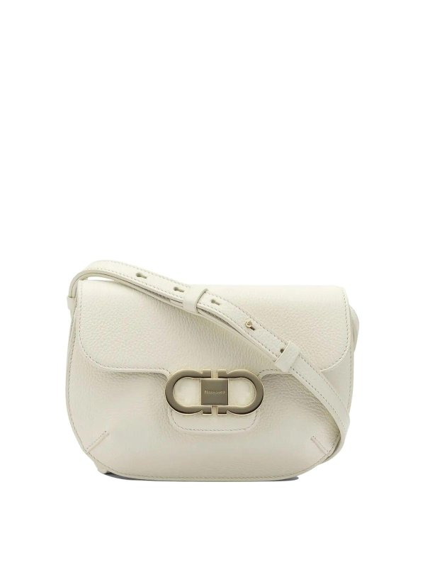 FERRAGAMO: Umhängetaschen - Umhängetasche - Beige