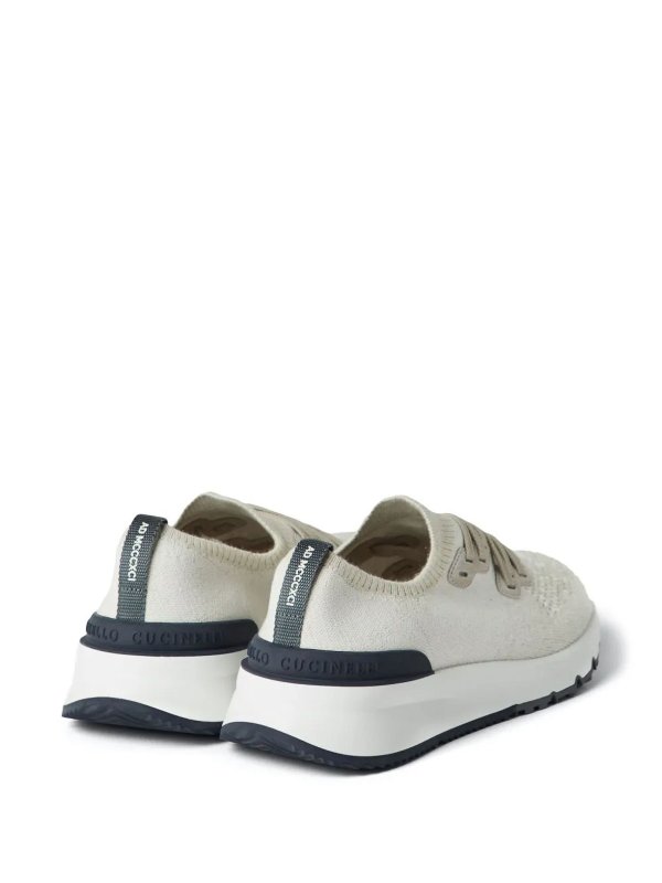 The Best Shops BRUNELLO CUCINELLI: Chaussures de sport - Baskets - Blanc