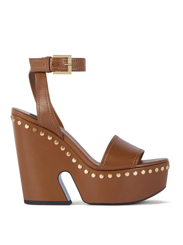 GIVENCHY: sandals - Clog Leather Platform S