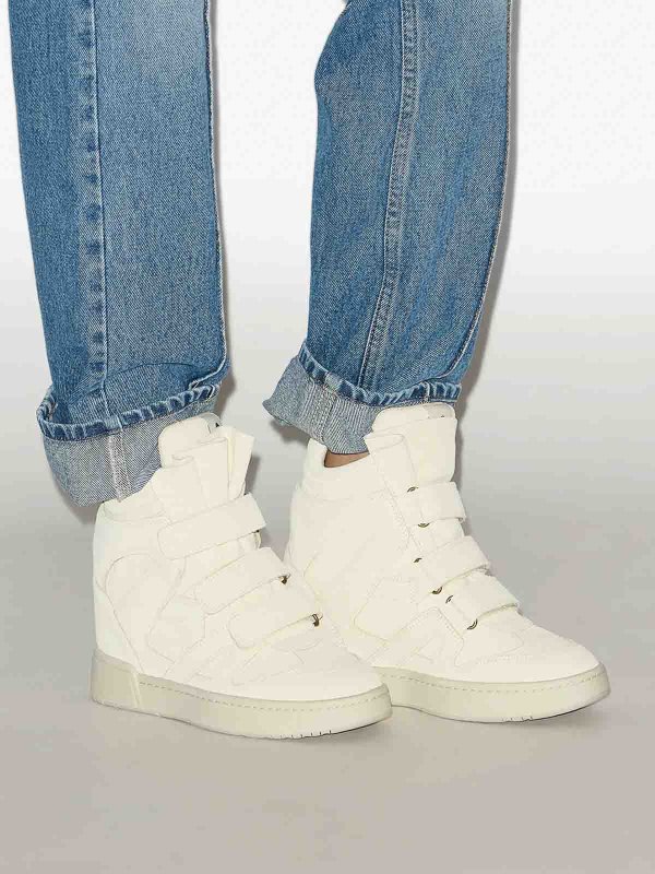ISABEL MARANT: Chaussures de sport online - Baskets - Beige Clair