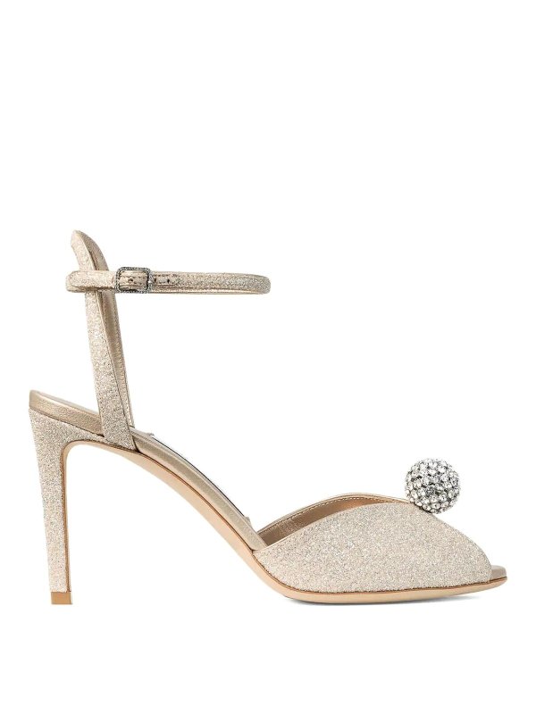 JIMMY CHOO: サンダル - サンダル - 金