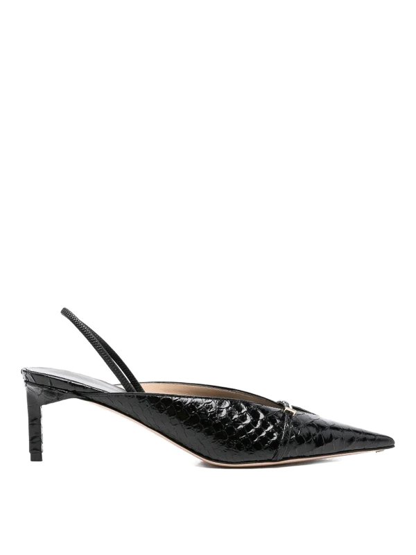 TOM FORD: court shoes - Julienne Python-Effect Leather  Pumps