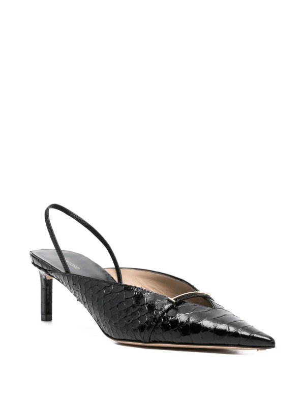 TOM FORD: court shoes online - Julienne Python-Effect Leather  Pumps