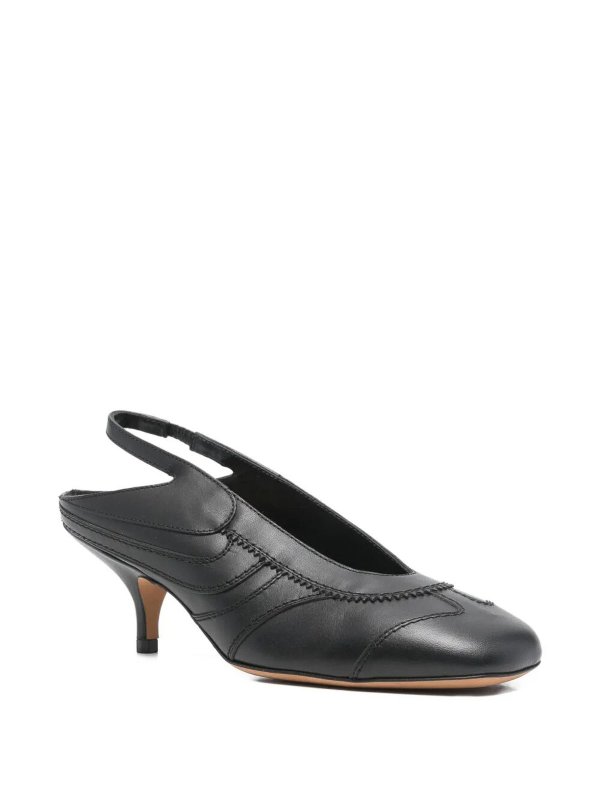 DRIES VAN NOTEN: court shoes online - Leather Slingback Pumps