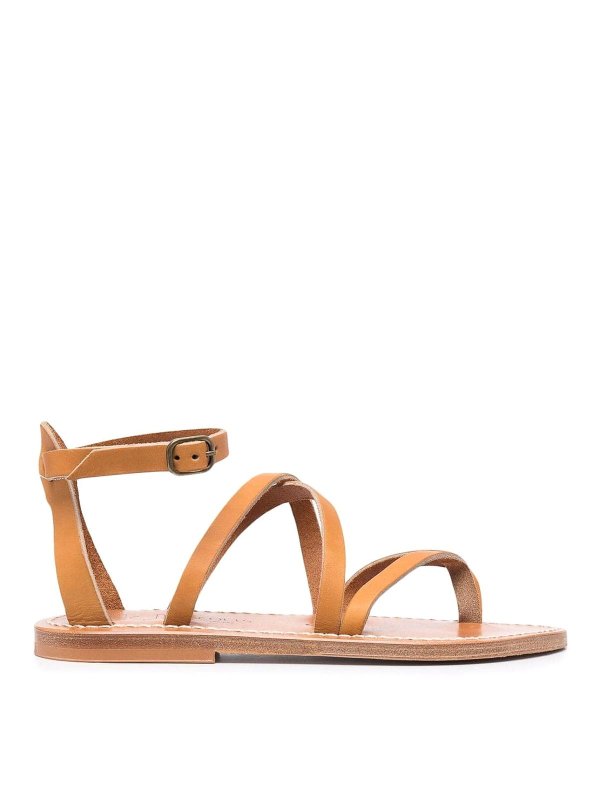 K JACQUES: sandals - Epicure Flat Sandals