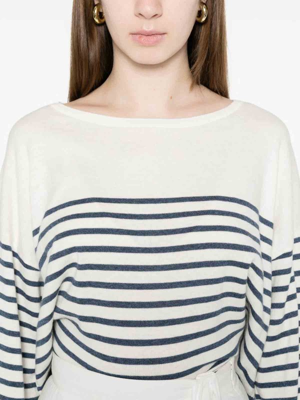 Rundhalspullover - Weiß shop online: C.T. PLAGE