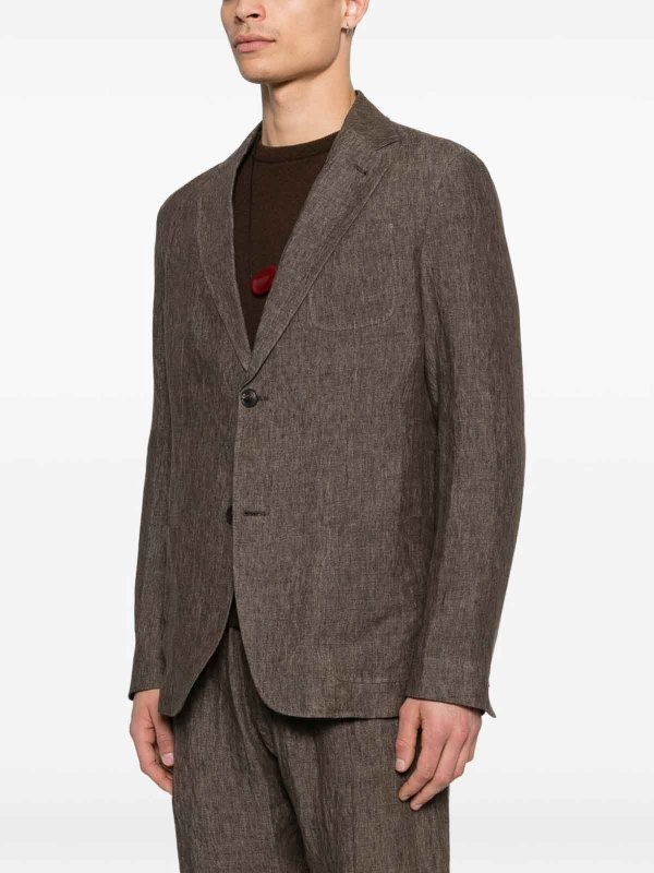 EMPORIO ARMANI: ブレザー online - ブレザー - ブラウン