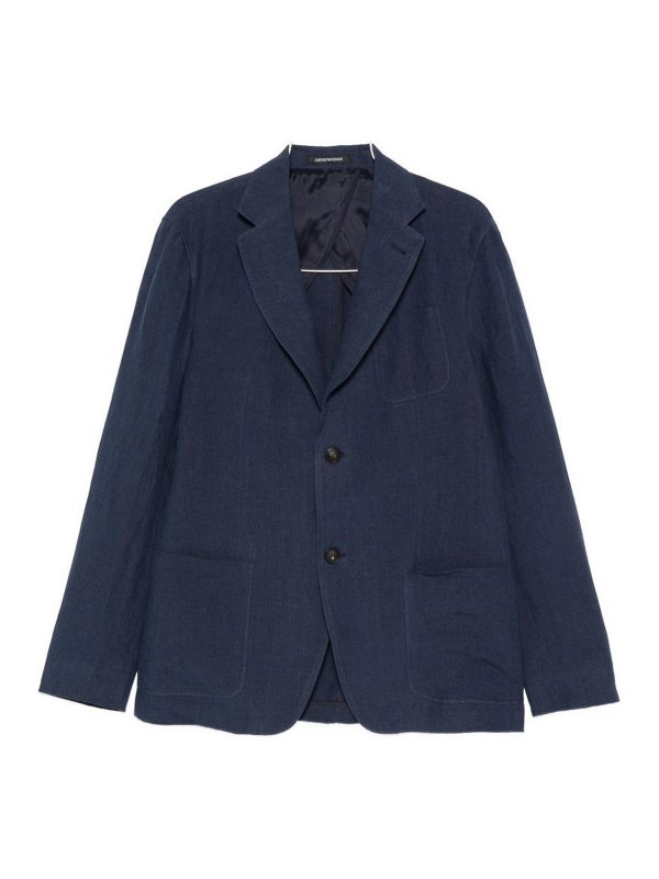 EMPORIO ARMANI: ブレザー - ブレザー - ブルー