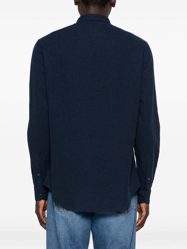 シャツ - ブルー shop online: EMPORIO ARMANI