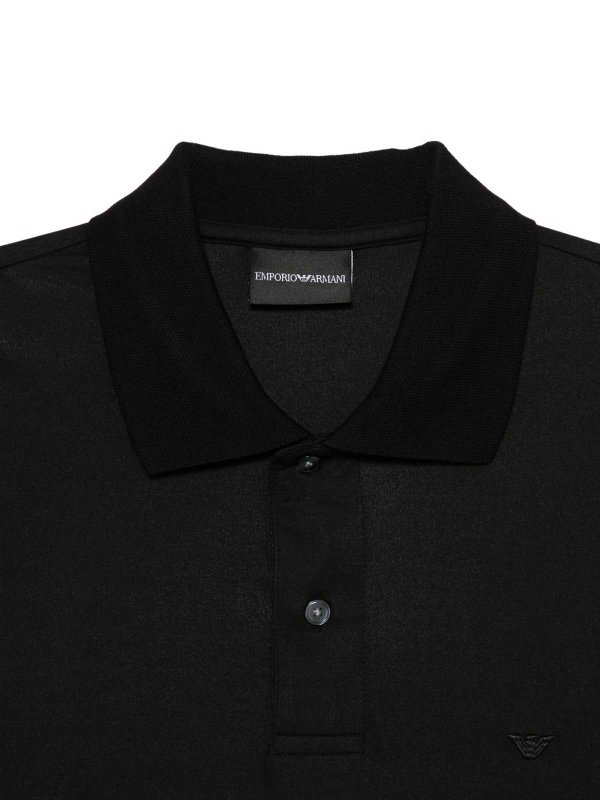 The Best Shops EMPORIO ARMANI: ポロシャツ - ポロシャツ - 黒
