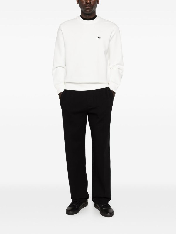 スウェットシャツ/セーター - 白 shop online: EMPORIO ARMANI