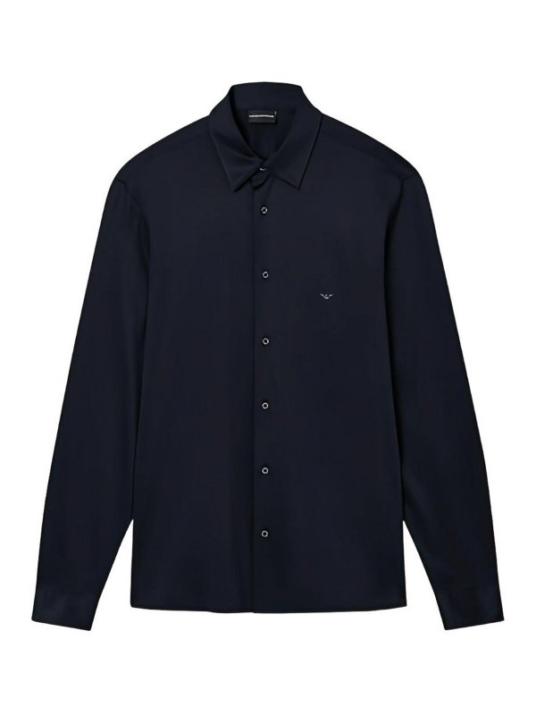 EMPORIO ARMANI: Hemden - Hemd - Blau