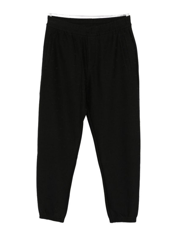 EMPORIO ARMANI: スウェットパンツ - トラックスーツ ボトムス - 黒