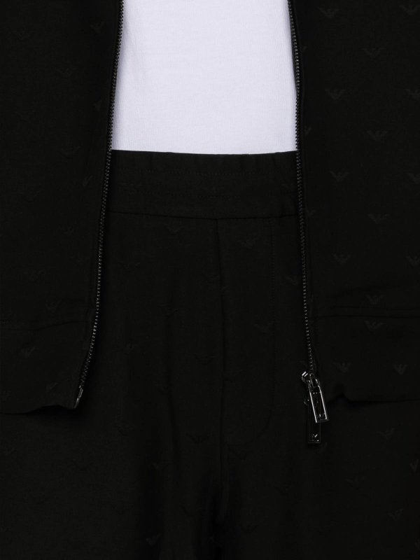 The Best Shops EMPORIO ARMANI: スウェットパンツ - トラックスーツ ボトムス - 黒
