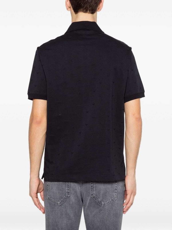 ポロシャツ - ブルー shop online: EMPORIO ARMANI