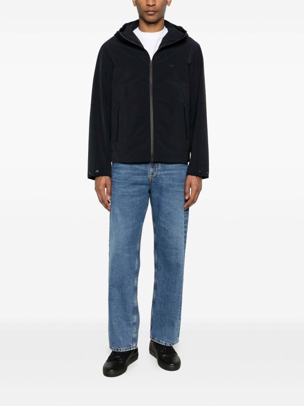 EMPORIO ARMANI buy online ダウンジャケット - ブルー