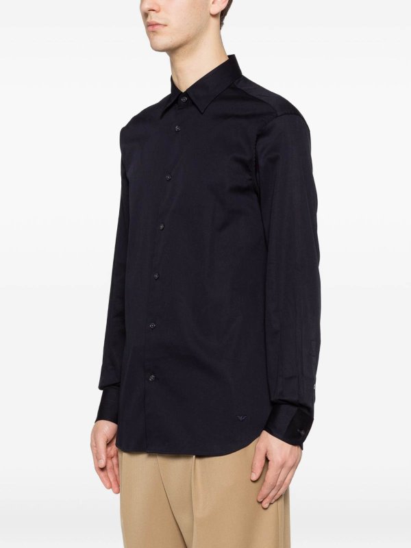 EMPORIO ARMANI: シャツ online - シャツ - ブルー