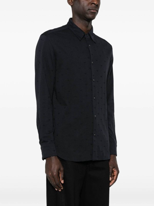 The Best Shops EMPORIO ARMANI: シャツ - シャツ - ブルー