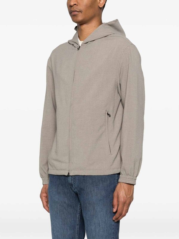 EMPORIO ARMANI: ダウン・ハイテクジャケット online - ダウンジャケット - ベージュ