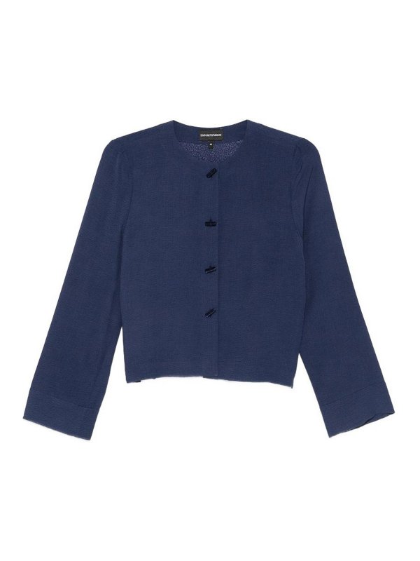 EMPORIO ARMANI: ブラウス - ブラウス - ブルー