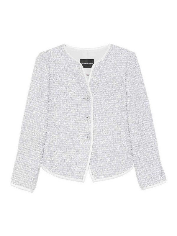 EMPORIO ARMANI: casual jackets - Wool Blend Jacket