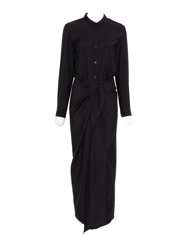 EMPORIO ARMANI: ニーレングスドレス - 膝丈ドレス - ブルー