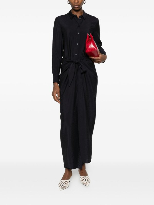 EMPORIO ARMANI buy online 膝丈ドレス - ブルー