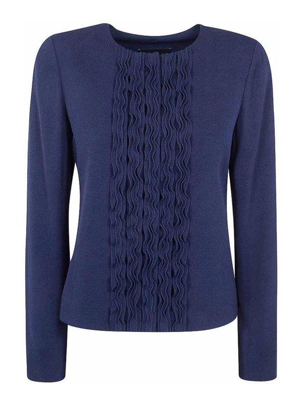 EMPORIO ARMANI: カジュアルジャケット - カジュアルジャケット - ブルー