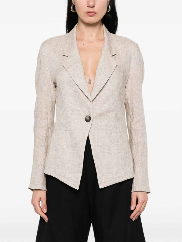 EMPORIO ARMANI buy online ブレザー - ベージュ